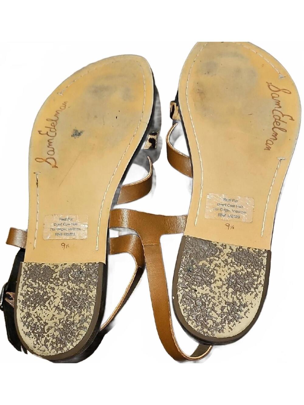 Sam Edelman Leopard Print Sandals - Picture 5 of 8